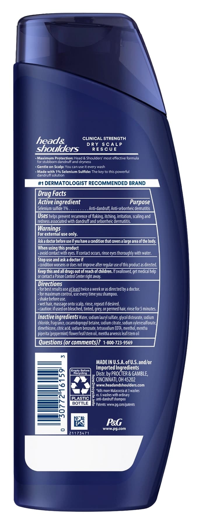 شامپو زنانه Head & Shoulders Clinical Strength 400ML شامپو زنانه Head & Shoulders Clinical Strength 400ML