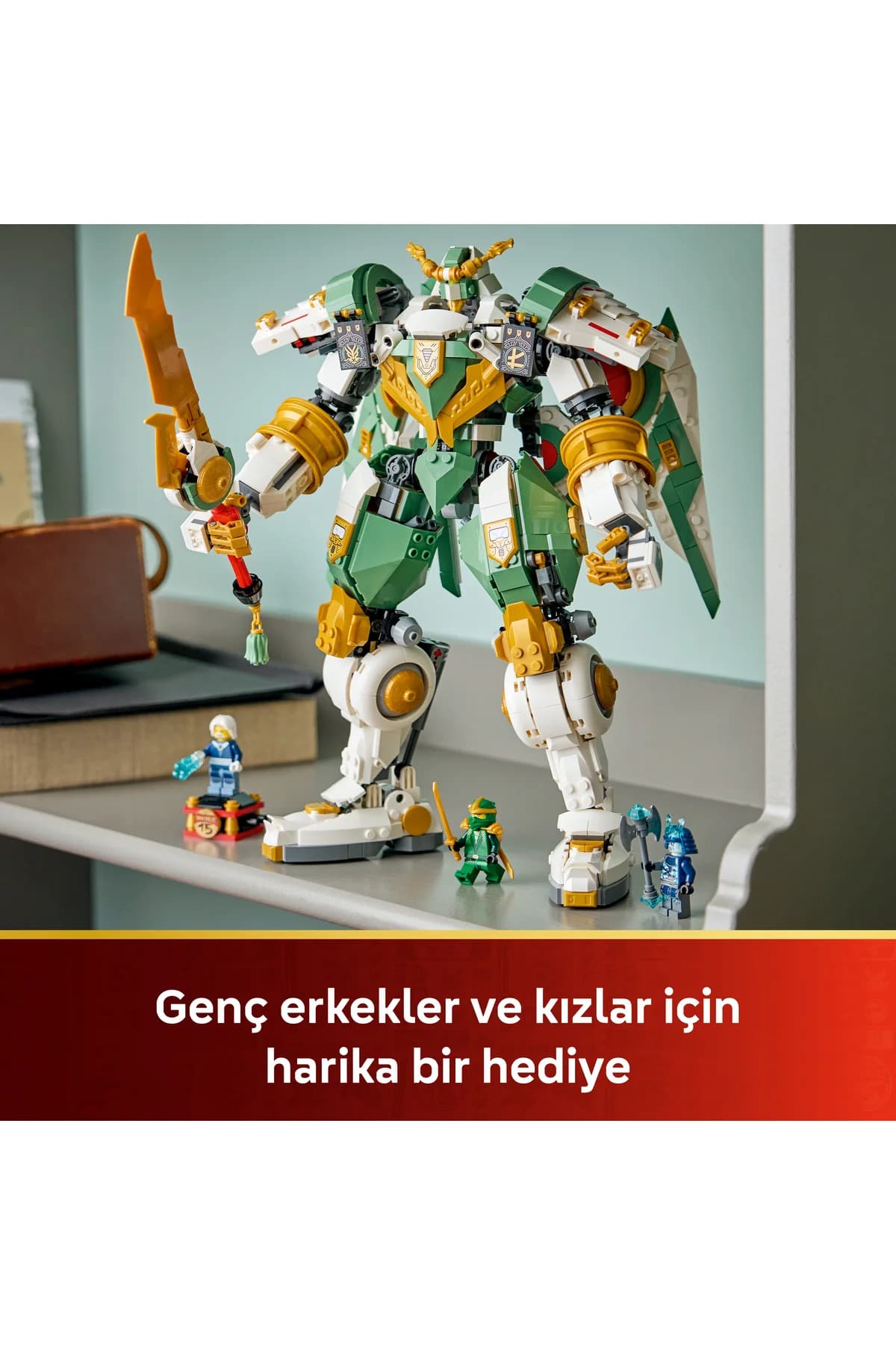 لگو NINJAGO 14+ ربات تایتان Lloyd ویژه پانزدهمین سالگرد مدل 71860 (1293 قطعه) لگو NINJAGO 14+ ربات تایتان Lloyd ویژه پانزدهمین سالگرد مدل 71860 (1293 قطعه)