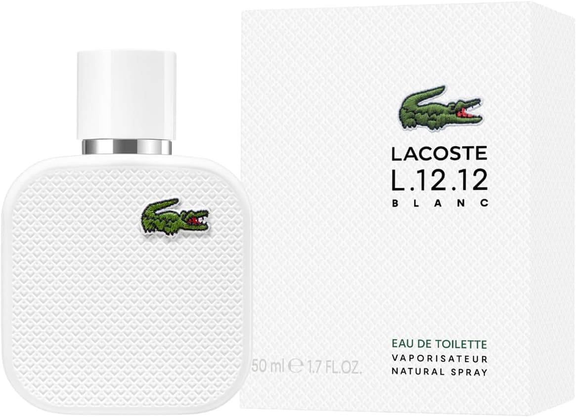 عطر مردانه Lacoste EDT 50 ml مدل L.12.12 Blanc عطر مردانه Lacoste EDT 50 ml مدل L.12.12 Blanc