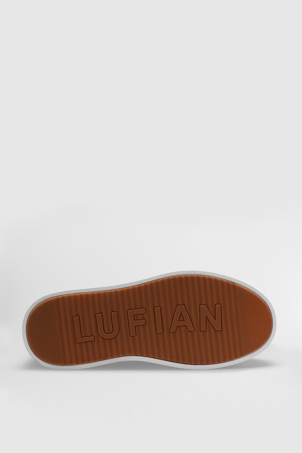 کفش کتانی مردانه LUFIAN چرمی سفید مدل Anton 111230254 کفش کتانی مردانه LUFIAN چرمی سفید مدل Anton 111230254