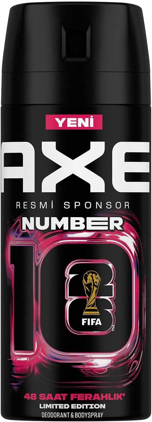 اسپری دئودورانت بدن AXE مدل Number 10 150 Ml اسپری دئودورانت بدن AXE مدل Number 10 150 Ml