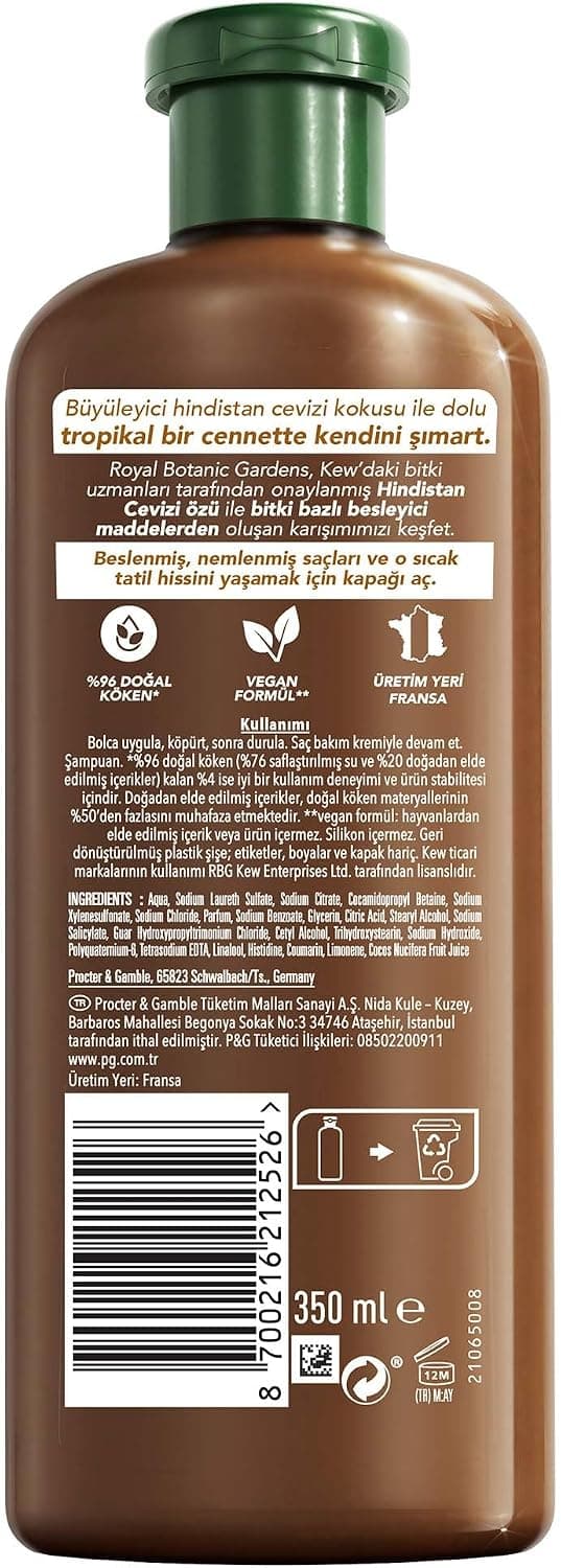 شامپو Herbal Essences مرطوبکننده با رایحه نارگیل 350ml شامپو Herbal Essences مرطوبکننده با رایحه نارگیل 350ml