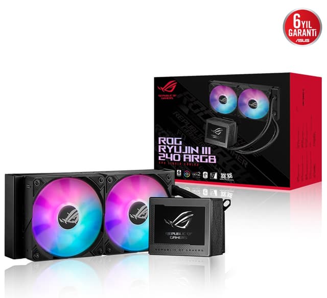 خنککننده مایع پردازنده ASUS ROG Ryujin Iıı 240mm ARGB OLED LCD مدل 90RC00K1-M0UAY0 خنککننده مایع پردازنده ASUS ROG Ryujin Iıı 240mm ARGB OLED LCD مدل 90RC00K1-M0UAY0