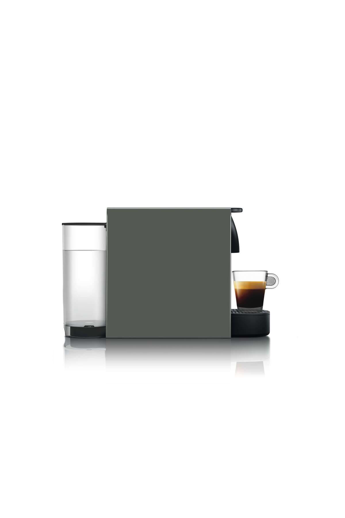 دستگاه قهوهساز Nespresso خاکستری Essenza Mini بههمراه کفساز شیر مدل C35 دستگاه قهوهساز Nespresso خاکستری Essenza Mini بههمراه کفساز شیر مدل C35