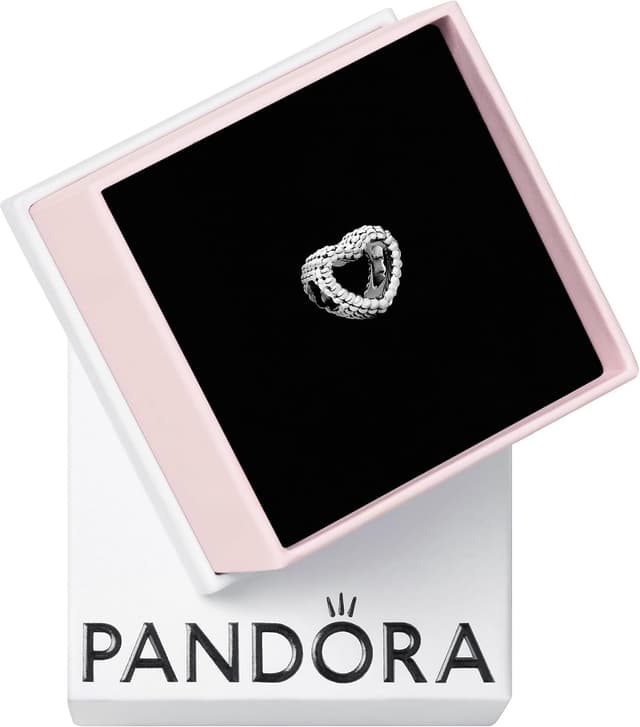 آویز دستبند زنانه PANDORA نقره استرلینگ قلب مهرهای آویز دستبند زنانه PANDORA نقره استرلینگ قلب مهرهای