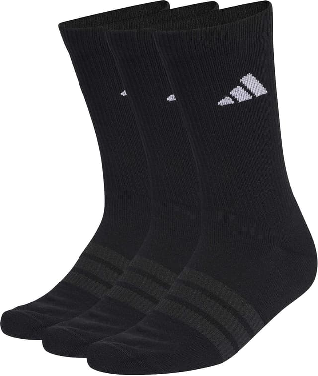 جوراب ورزشی adidas یونیسکس ساق متوسط کفی نرم بسته ۳ جفتی جوراب ورزشی adidas یونیسکس ساق متوسط کفی نرم بسته ۳ جفتی