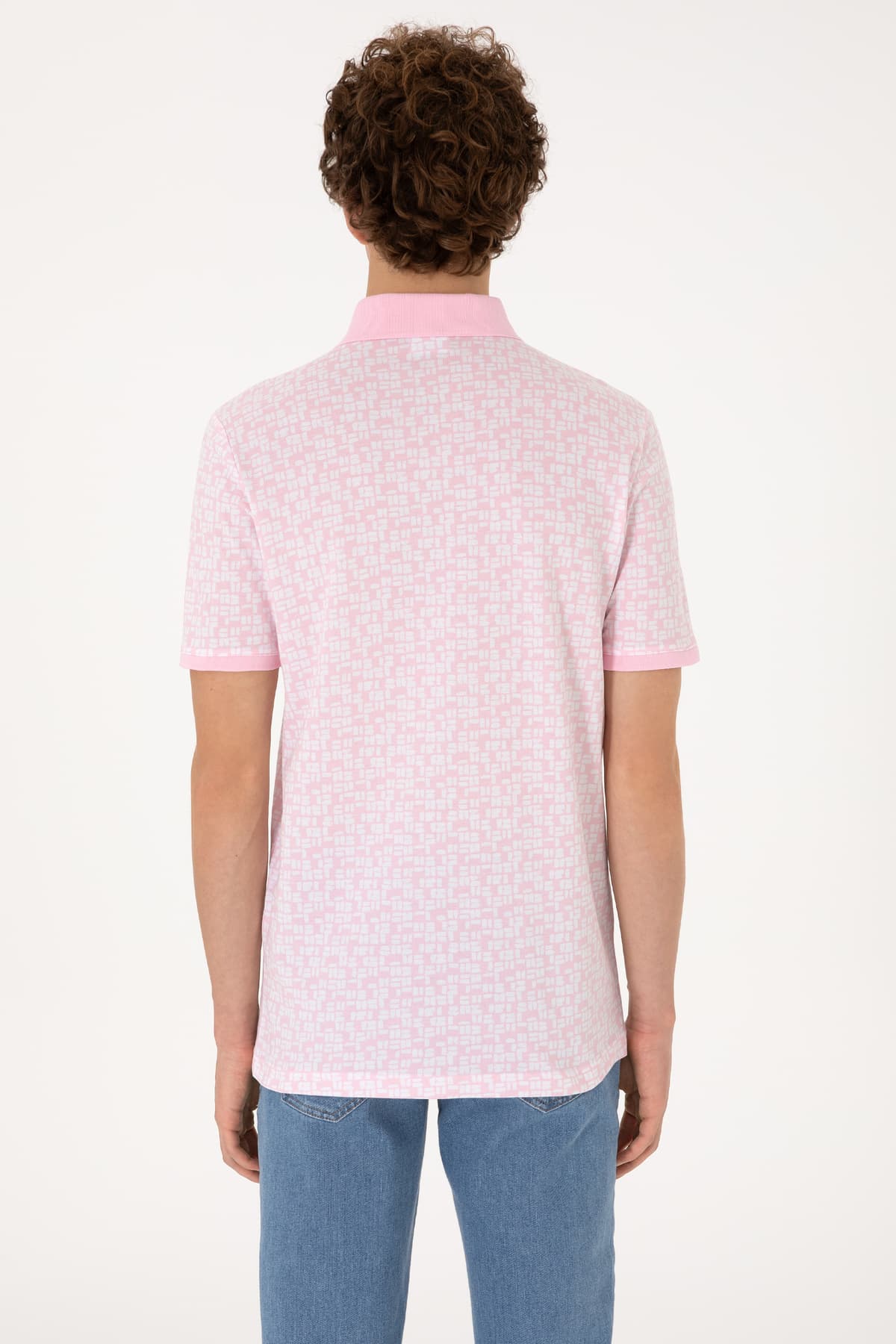 تیشرت مردانه U.S. Polo Assn. فیت معمولی یقه پولو صورتی روشن مدل 50306837-VR078 تیشرت مردانه U.S. Polo Assn. فیت معمولی یقه پولو صورتی روشن مدل 50306837-VR078