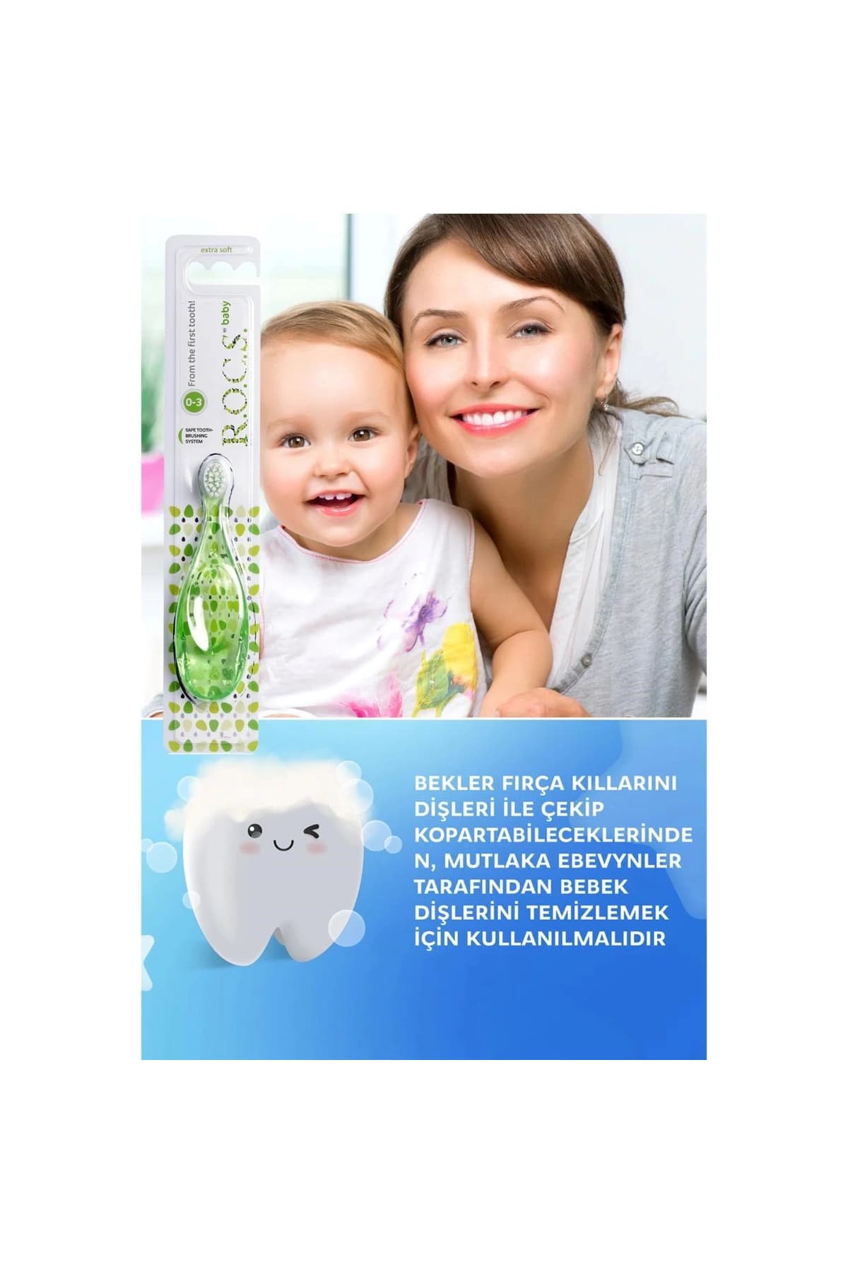 مسواک نوزاد R.O.C.S. سبز Rocs Baby برای 0-3 سال مسواک نوزاد R.O.C.S. سبز Rocs Baby برای 0-3 سال