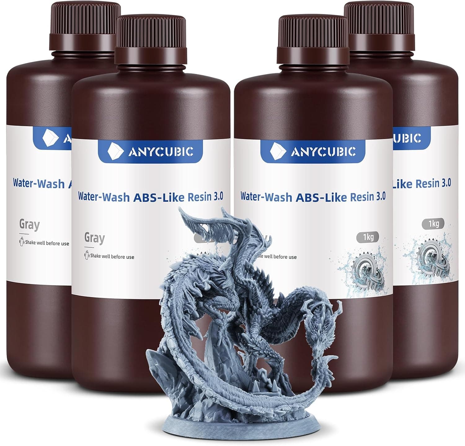رزین پرینتر سه بعدی ANYCUBIC قابل شستشو با آب ABS 3.0 Pack رزین پرینتر سه بعدی ANYCUBIC قابل شستشو با آب ABS 3.0 Pack