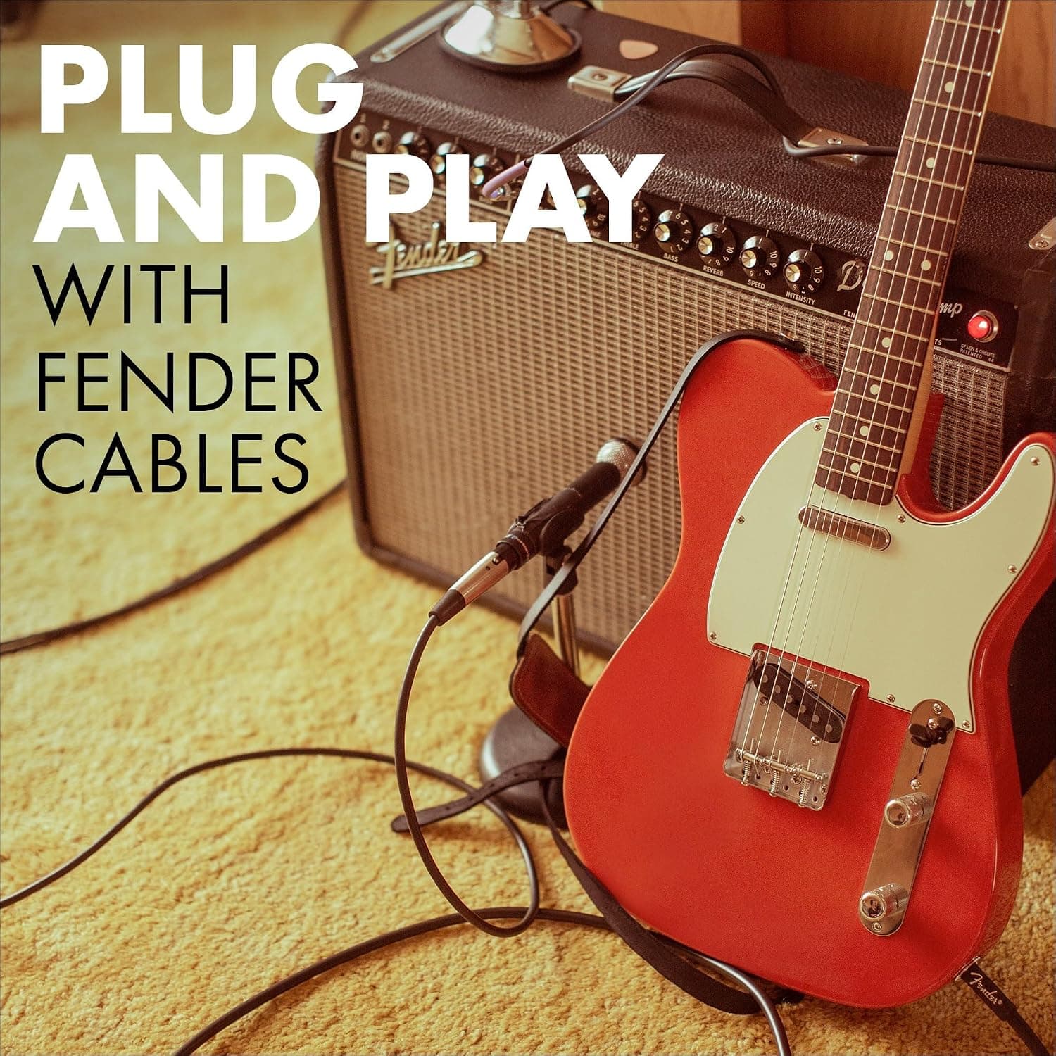 کابل ساز Fender مدل Professional Series طول 3 متر کابل ساز Fender مدل Professional Series طول 3 متر