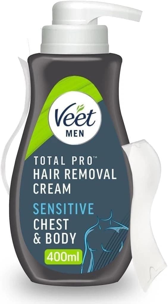 کرم موبر مردانه Veet برای سینه و بدن، مناسب پوست حساس 400ml کرم موبر مردانه Veet برای سینه و بدن، مناسب پوست حساس 400ml