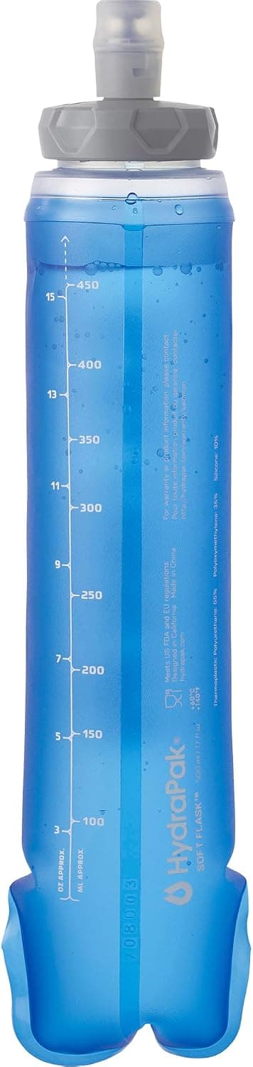 قمقمه Salomon Soft Flask 500ml/17oz 42 پیادهروی و تریل ران آبی شفاف قمقمه Salomon Soft Flask 500ml/17oz 42 پیادهروی و تریل ران آبی شفاف