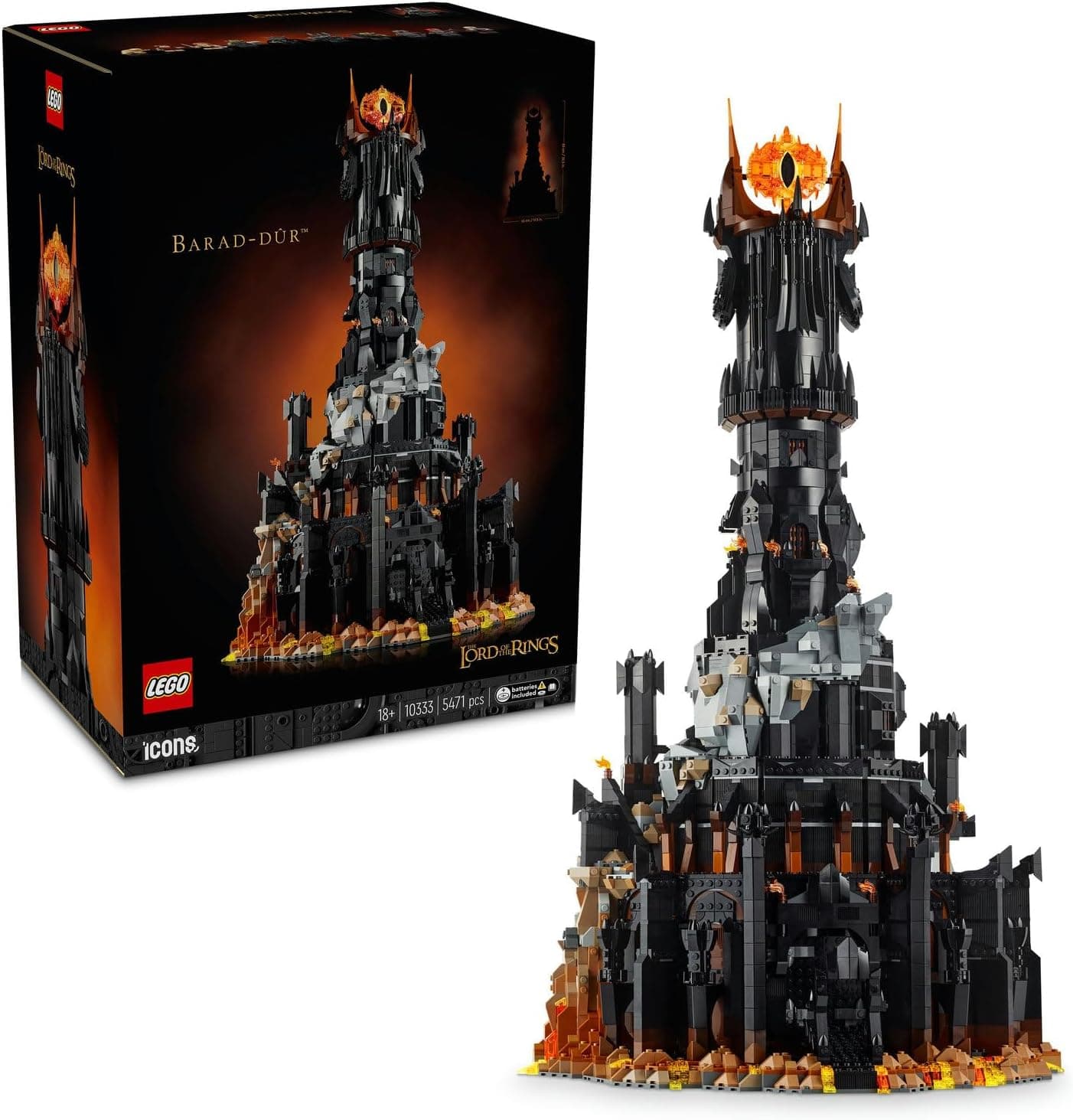 لگو Icons ارباب حلقهها Barad-dûr مدل 10333 لگو Icons ارباب حلقهها Barad-dûr مدل 10333