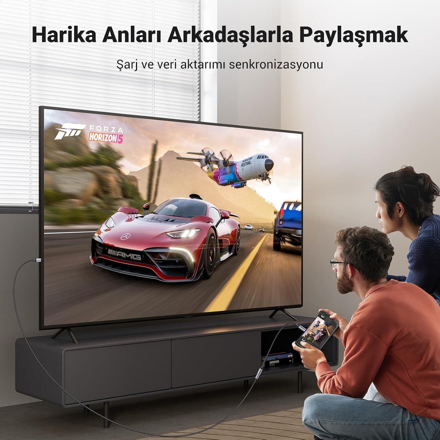 کابل اکستنشن مردانه UGREEN Type-C به Type-C بافته 100W Thunderbolt 3 Gen2 1 متری کابل اکستنشن مردانه UGREEN Type-C به Type-C بافته 100W Thunderbolt 3 Gen2 1 متری