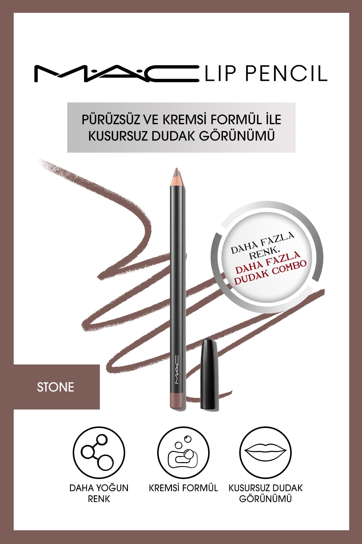 مداد لب Mac کرمی و ماندگار آلویی 1.45g مداد لب Mac کرمی و ماندگار آلویی 1.45g