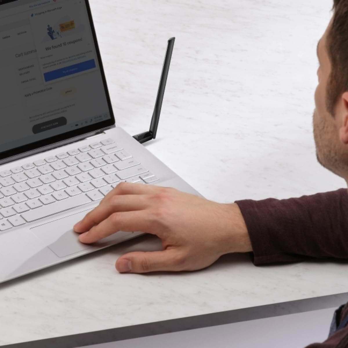 آداپتور USB بیسیم برای کامپیوتر و لپتاپ TP-Link دو بانده Wi-Fi 6 با سرعت 1800 Mbps مدل Archer TX35U Plus آداپتور USB بیسیم برای کامپیوتر و لپتاپ TP-Link دو بانده Wi-Fi 6 با سرعت 1800 Mbps مدل Archer TX35U Plus