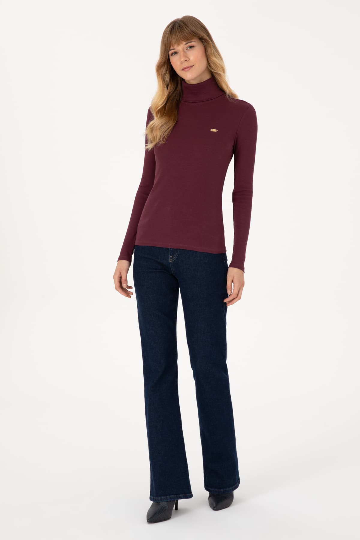 سوئیشرت زنانه U.S. Polo Assn. یقه ماهیگیری زرشکی مدل 50313430-VR177 سوئیشرت زنانه U.S. Polo Assn. یقه ماهیگیری زرشکی مدل 50313430-VR177