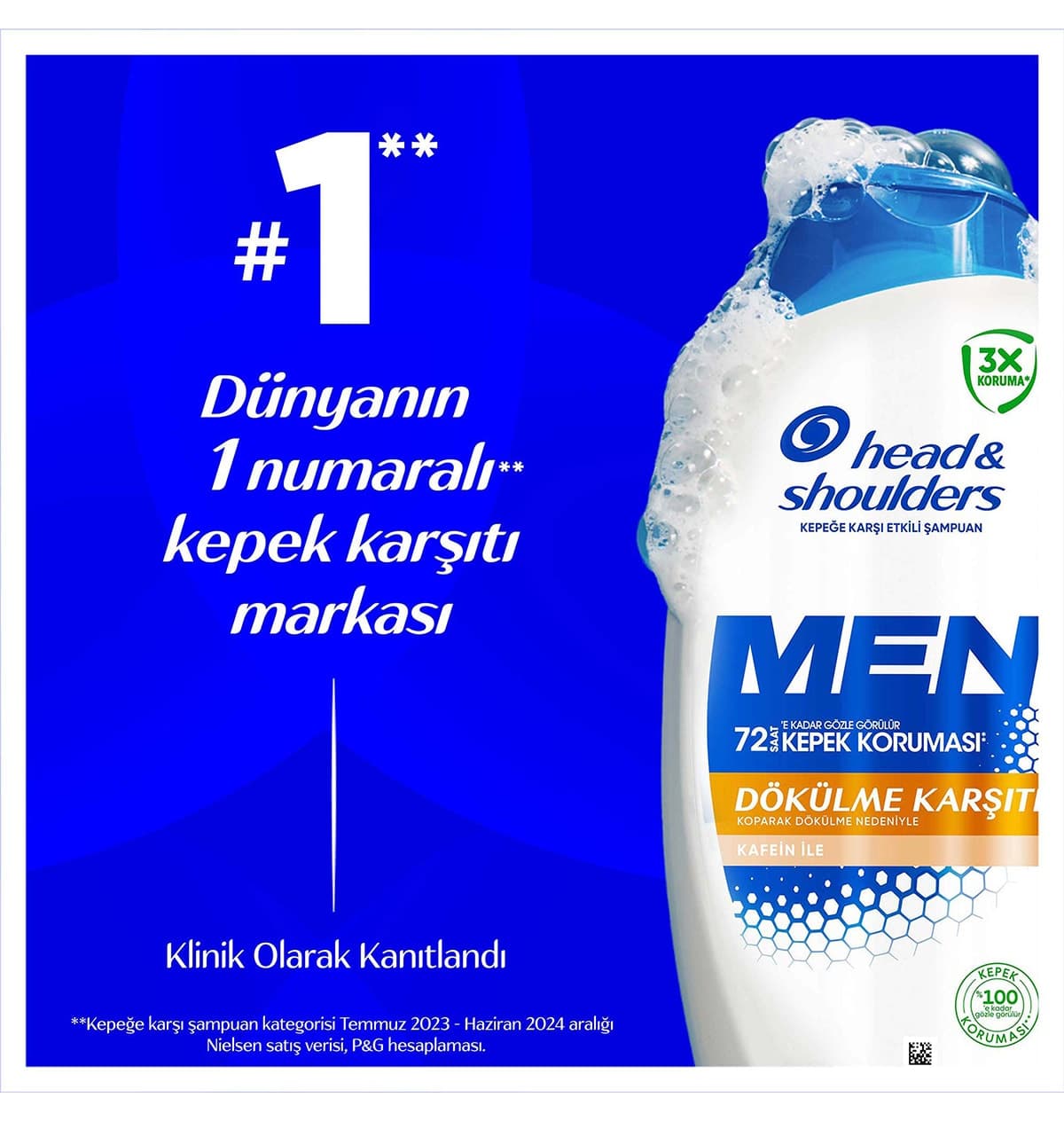 شامپو مردانه Head & Shoulders ضد ریزش و شوره کافئین 330 ml x 3 شامپو مردانه Head & Shoulders ضد ریزش و شوره کافئین 330 ml x 3