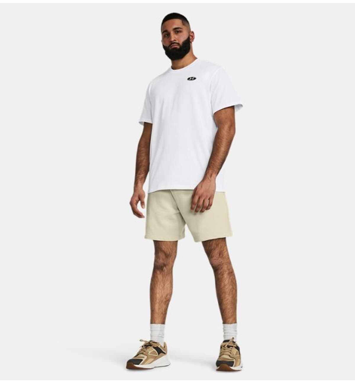 تیشرت مردانه Under Armour آستین کوتاه UA Heavyweight Left Chest PATCH مدل 1382902-100 تیشرت مردانه Under Armour آستین کوتاه UA Heavyweight Left Chest PATCH مدل 1382902-100