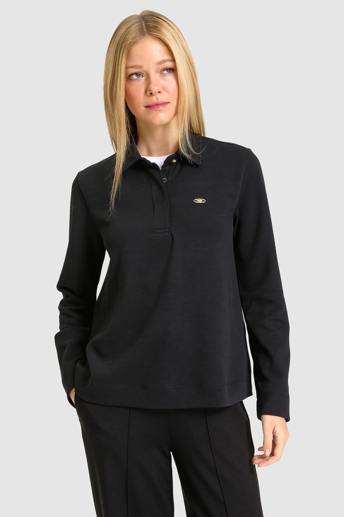 سوئیشرت زنانه U.S. Polo Assn. مشکی مدل 50326717-VR046 سوئیشرت زنانه U.S. Polo Assn. مشکی مدل 50326717-VR046