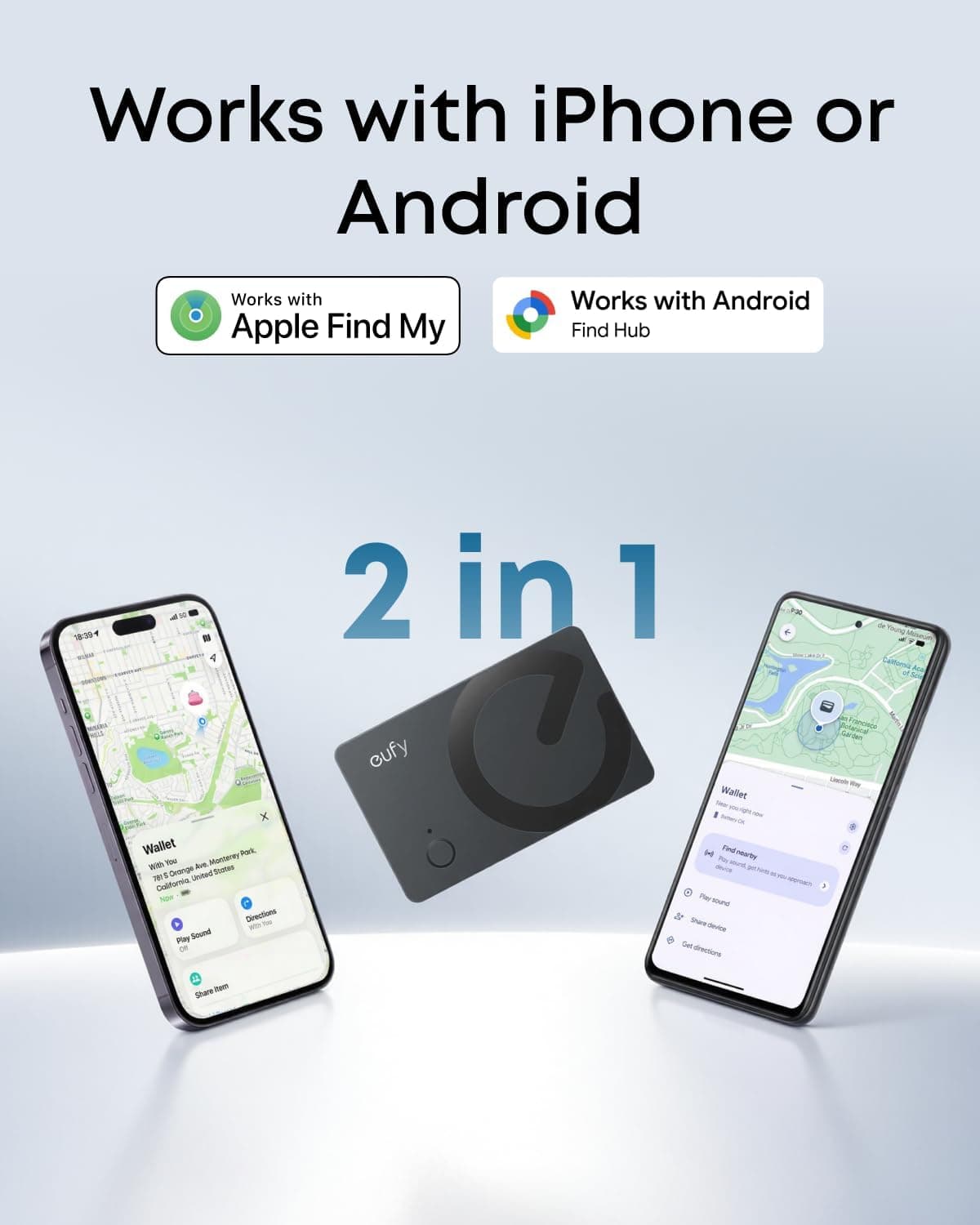 ردیاب هوشمند کارتی eufy Security فوقباریک 1.7 mm با شارژ بیسیم مدل E40 ردیاب هوشمند کارتی eufy Security فوقباریک 1.7 mm با شارژ بیسیم مدل E40