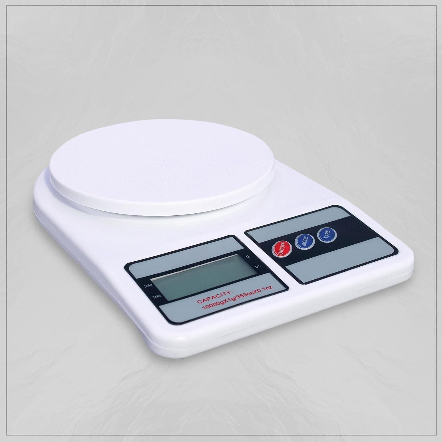 ترازو آشپزخانه دیجیتال GLUN 10Kg با صفحه نمایش LCD بزرگ و نور پسزمینه ترازو آشپزخانه دیجیتال GLUN 10Kg با صفحه نمایش LCD بزرگ و نور پسزمینه