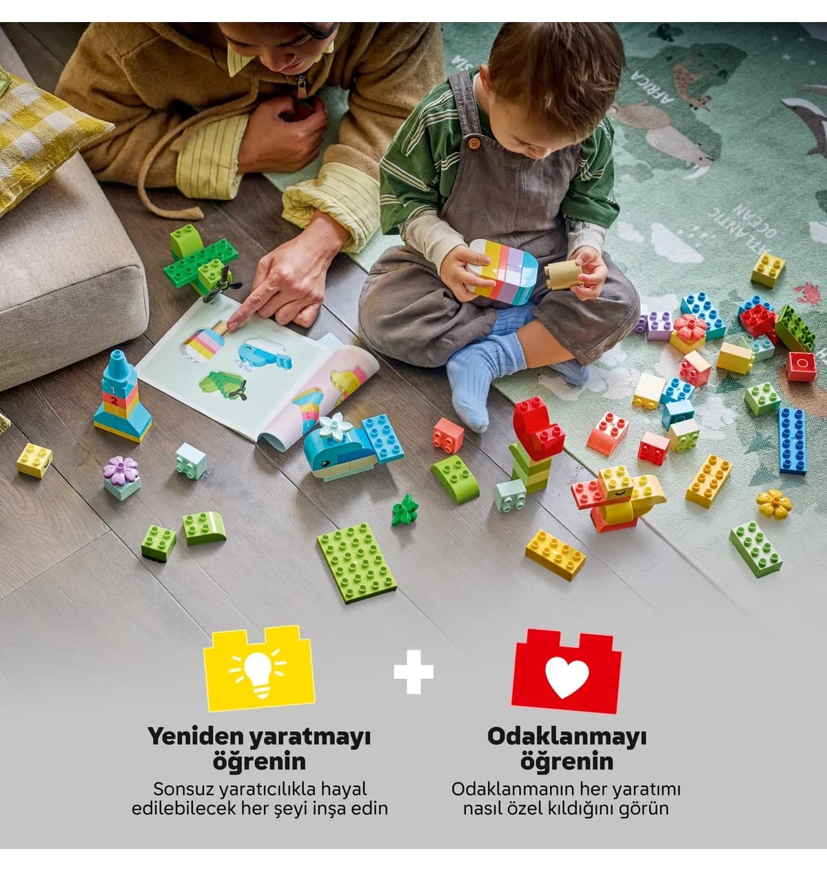 لگو DUPLO Classic جعبه خلاقانه رنگی 80 قطعه مدل 10479 لگو DUPLO Classic جعبه خلاقانه رنگی 80 قطعه مدل 10479