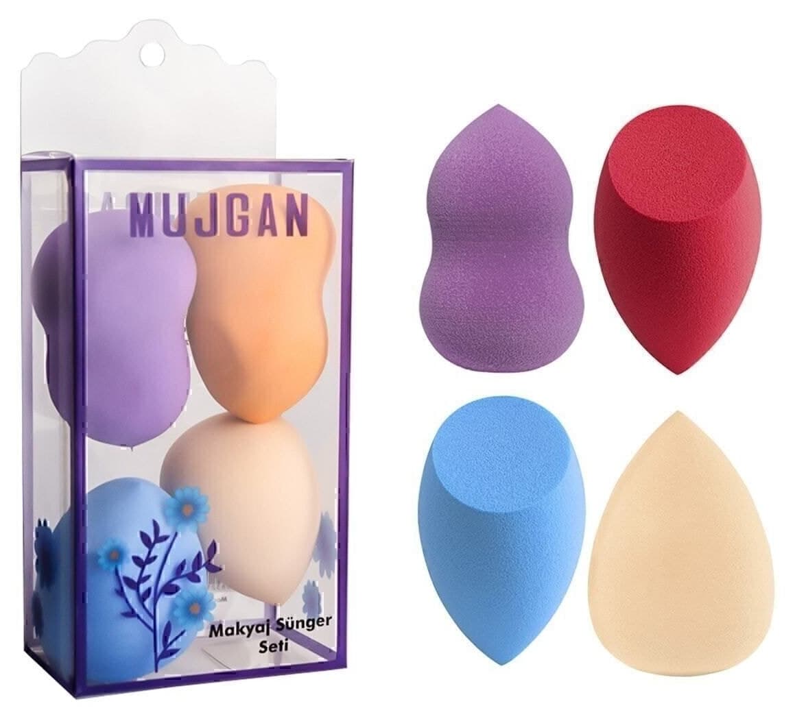 ست اسفنج گلابی MUJGAN 4 عددی ست اسفنج گلابی MUJGAN 4 عددی
