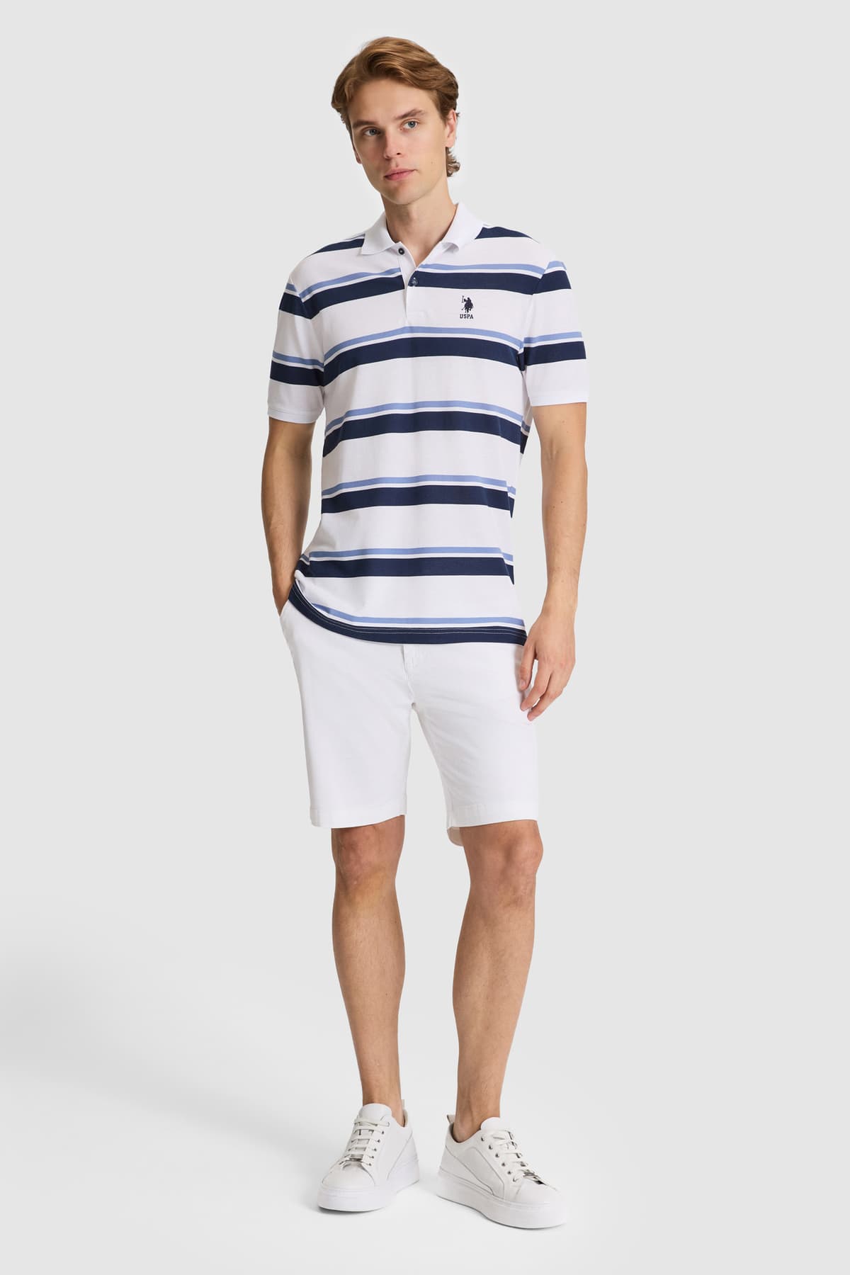 تیشرت مردانه U.S. Polo Assn. سرمهای فیت معمولی یقه پولو مدل 50326934-VR033 تیشرت مردانه U.S. Polo Assn. سرمهای فیت معمولی یقه پولو مدل 50326934-VR033