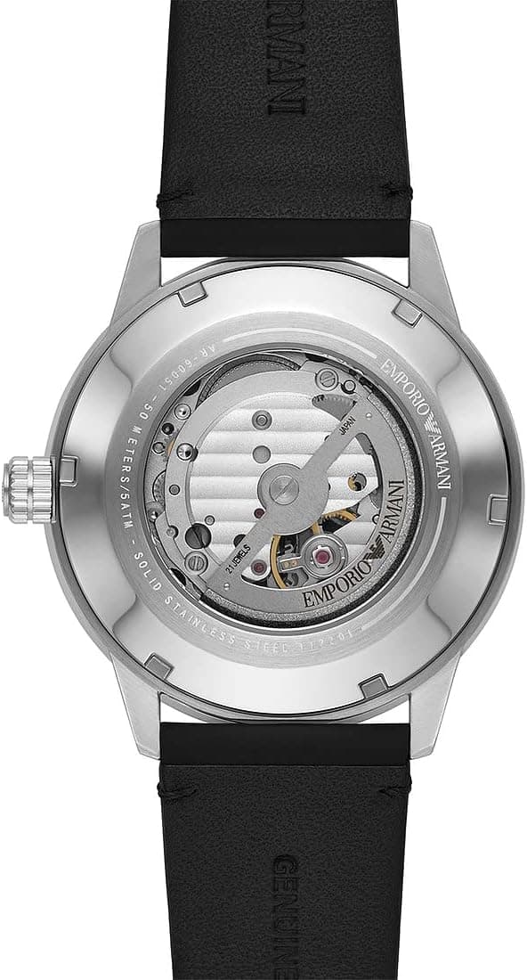 ساعت مچی مردانه Emporio Armani اتوماتیک بند استیل نقرهای مدل AR60051 ساعت مچی مردانه Emporio Armani اتوماتیک بند استیل نقرهای مدل AR60051