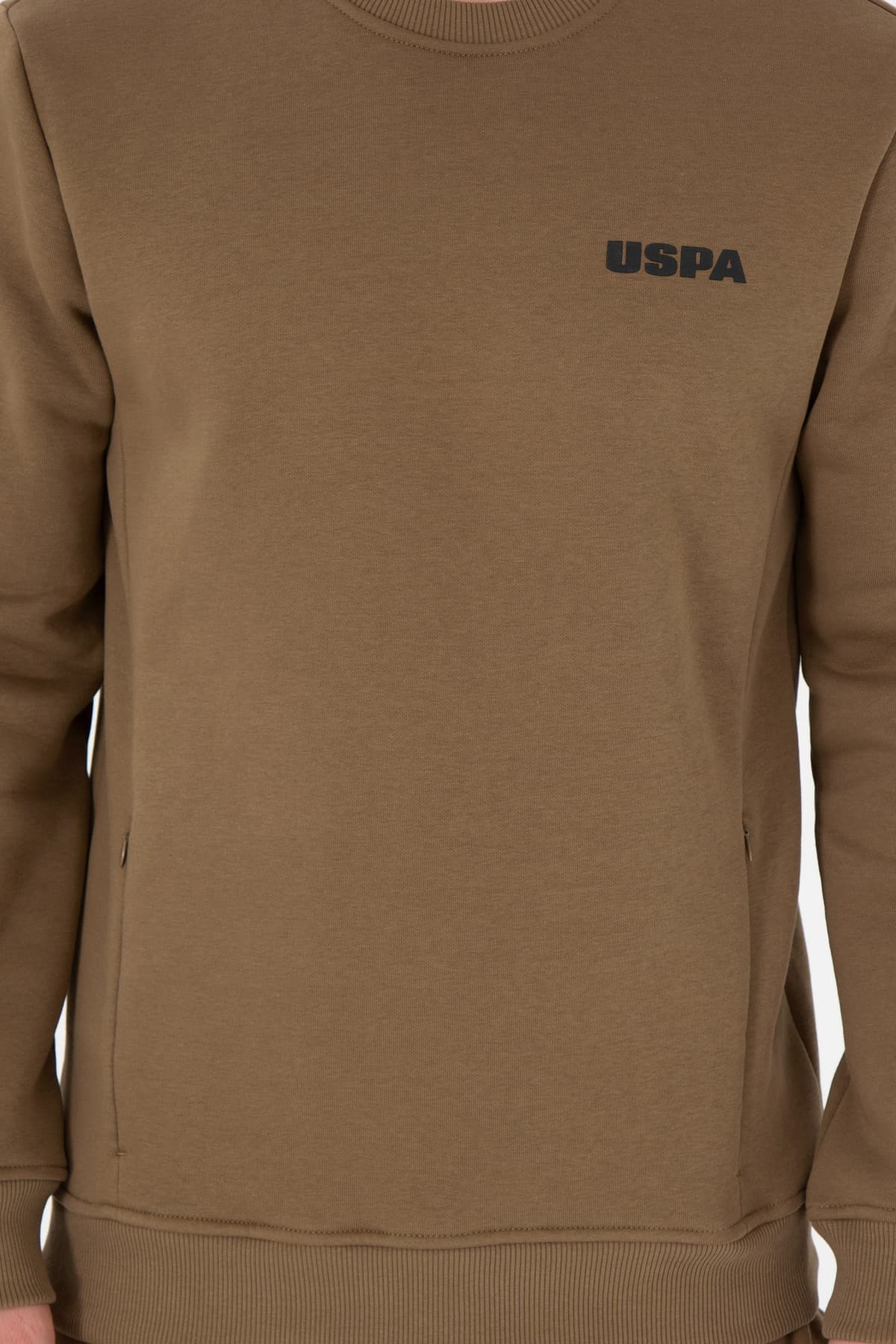 سویشرت مردانه U.S. Polo Assn. یقه گرد فیت معمولی سبز خاکی مدل 50292362-VR027 سویشرت مردانه U.S. Polo Assn. یقه گرد فیت معمولی سبز خاکی مدل 50292362-VR027