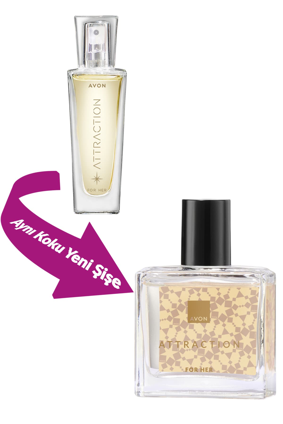 عطر زنانه Avon Attraction EDP 30 ml ست دوتایی عطر زنانه Avon Attraction EDP 30 ml ست دوتایی