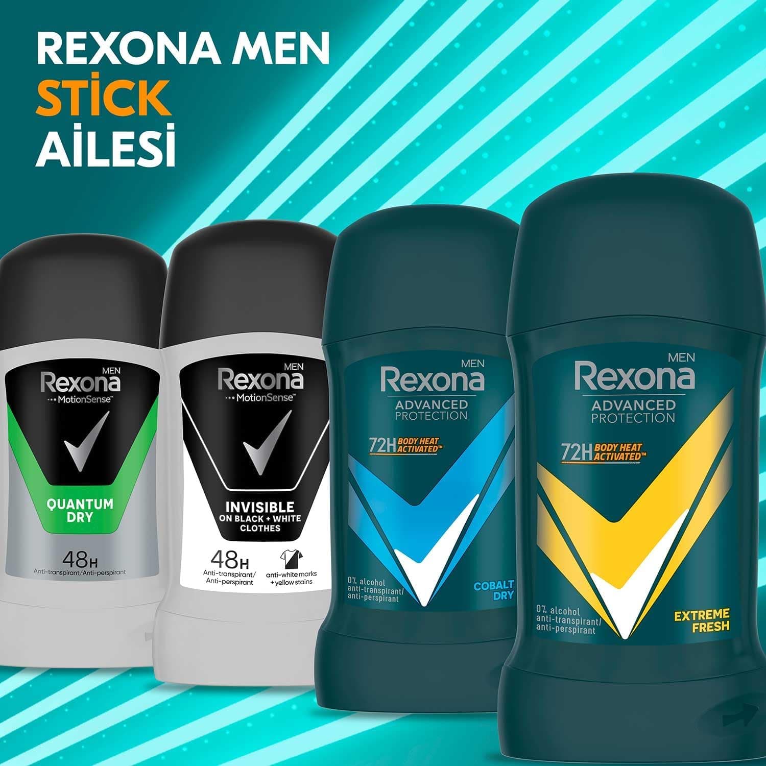 دئودورانت استیکی مردانه Rexona Extra Fresh 50 میلیلیتر دئودورانت استیکی مردانه Rexona Extra Fresh 50 میلیلیتر