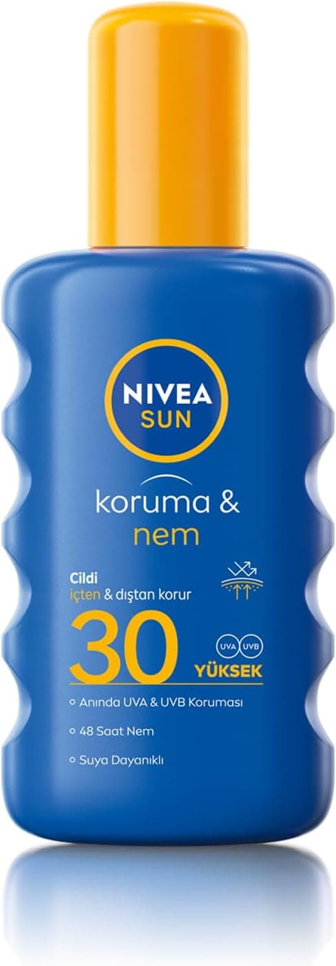 اسپری ضدآفتاب و مرطوبکننده بدن NIVEA SUN SPF30 ضد آب 200ml اسپری ضدآفتاب و مرطوبکننده بدن NIVEA SUN SPF30 ضد آب 200ml