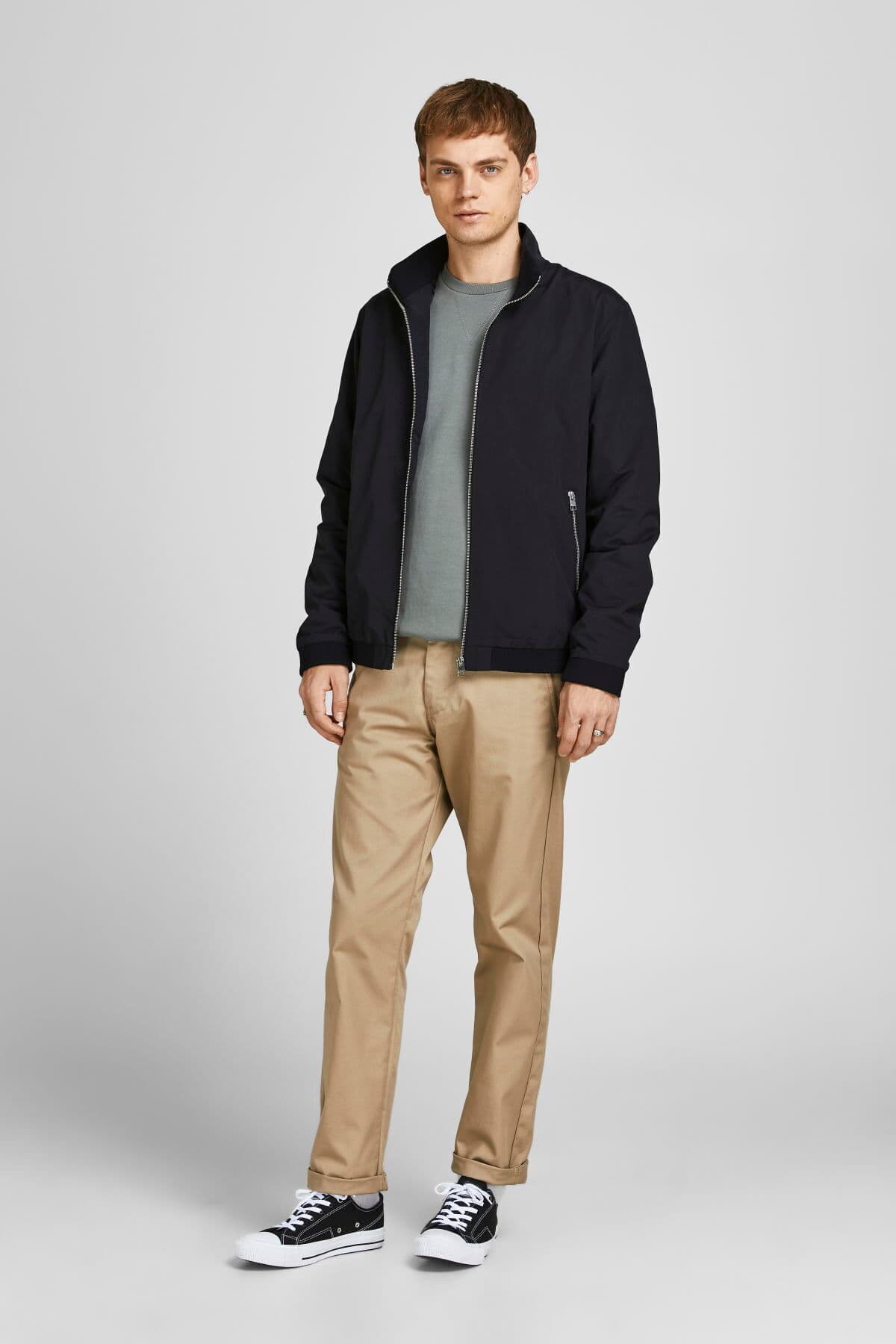 ژاکت بامبر مردانه Jack & Jones یقه ایستاده ژاکت بامبر مردانه Jack & Jones یقه ایستاده