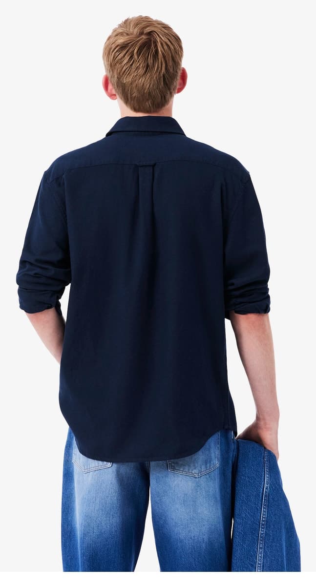 پیراهن مردانه Lacoste فیت معمولی سرمهای پیراهن مردانه Lacoste فیت معمولی سرمهای