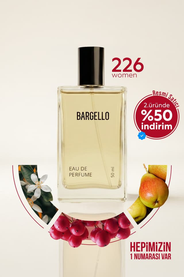عطر زنانه Bargello 50 ml با رایحه شرقی EDP مدل 226 عطر زنانه Bargello 50 ml با رایحه شرقی EDP مدل 226