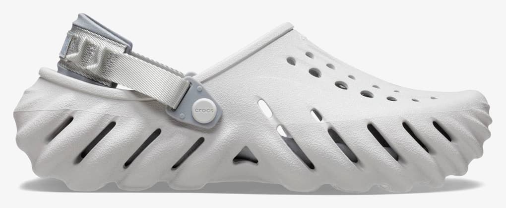دمپایی یونیسکس Crocs خاکستری مدل Echo دمپایی یونیسکس Crocs خاکستری مدل Echo