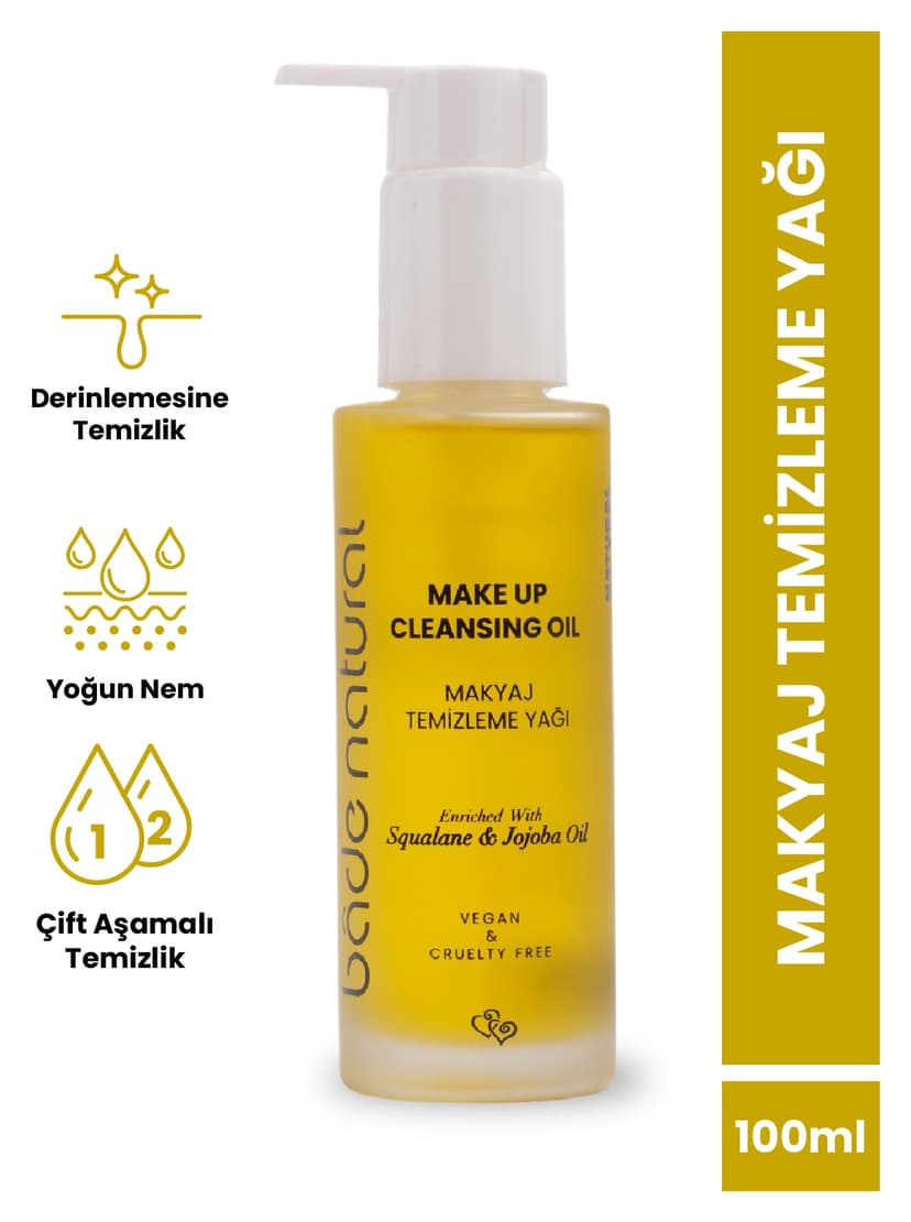 روغن پاککننده آرایش Bade Natural جوجوبا و اسکوالان %100 طبیعی وگان 100ml روغن پاککننده آرایش Bade Natural جوجوبا و اسکوالان %100 طبیعی وگان 100ml