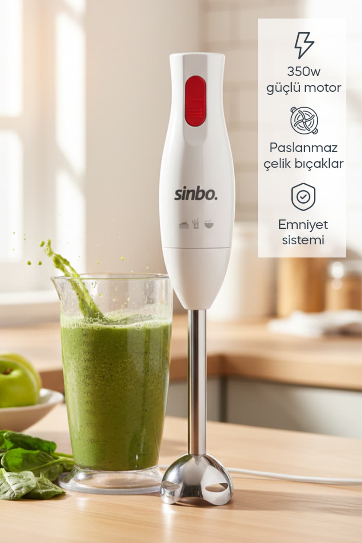 گوشتکوب برقی Sinbo با سری استیل و پیمانه اندازهگیری مدل SHB 3102 گوشتکوب برقی Sinbo با سری استیل و پیمانه اندازهگیری مدل SHB 3102