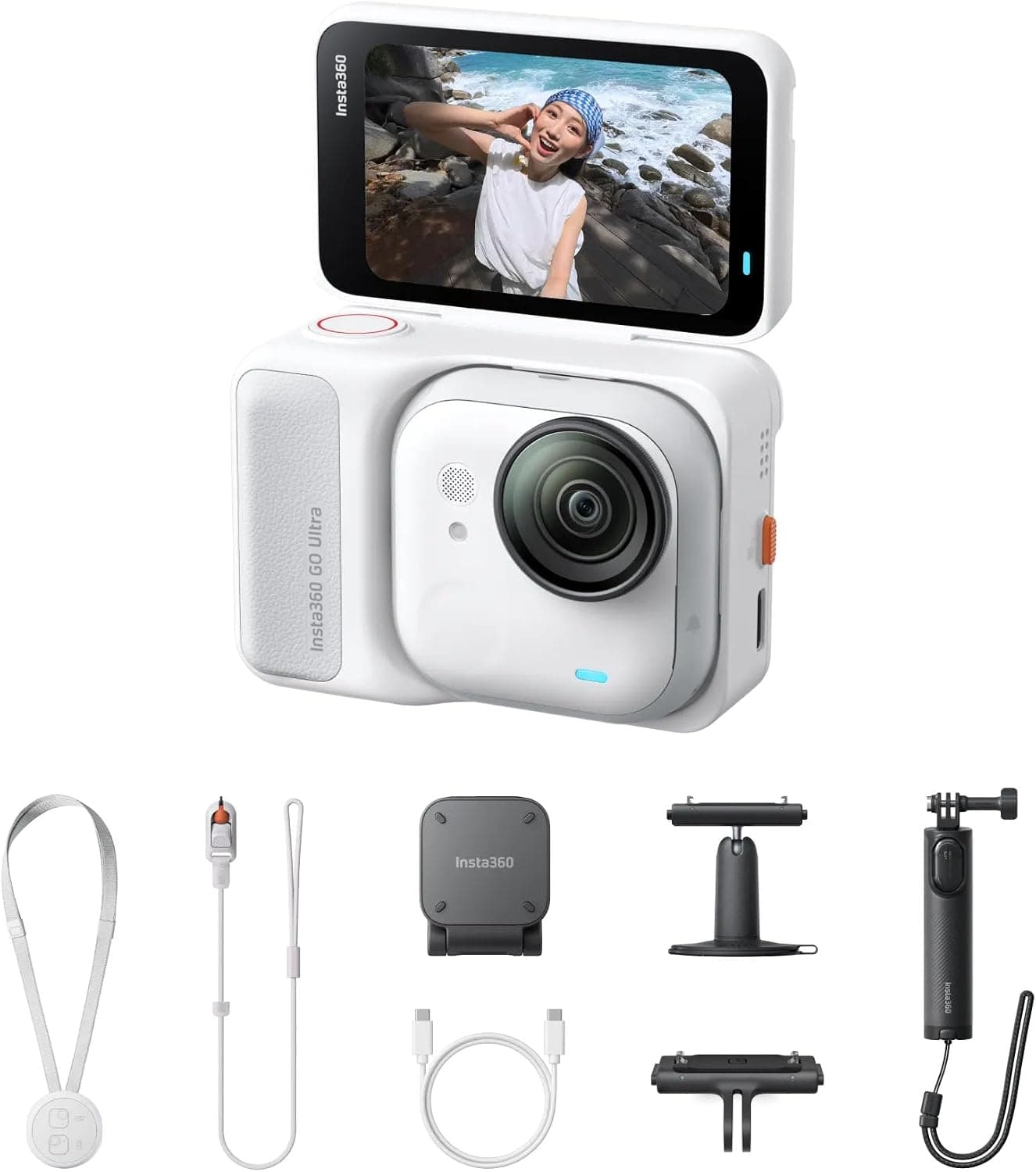 دوربین Insta360 GO Ultra مشکی نیمهشب بسته تولید محتوا همراه Mini 2-in-1 Tripod 2.0، Quick Release Mount و Pivot Stand دوربین Insta360 GO Ultra مشکی نیمهشب بسته تولید محتوا همراه Mini 2-in-1 Tripod 2.0، Quick Release Mount و Pivot Stand