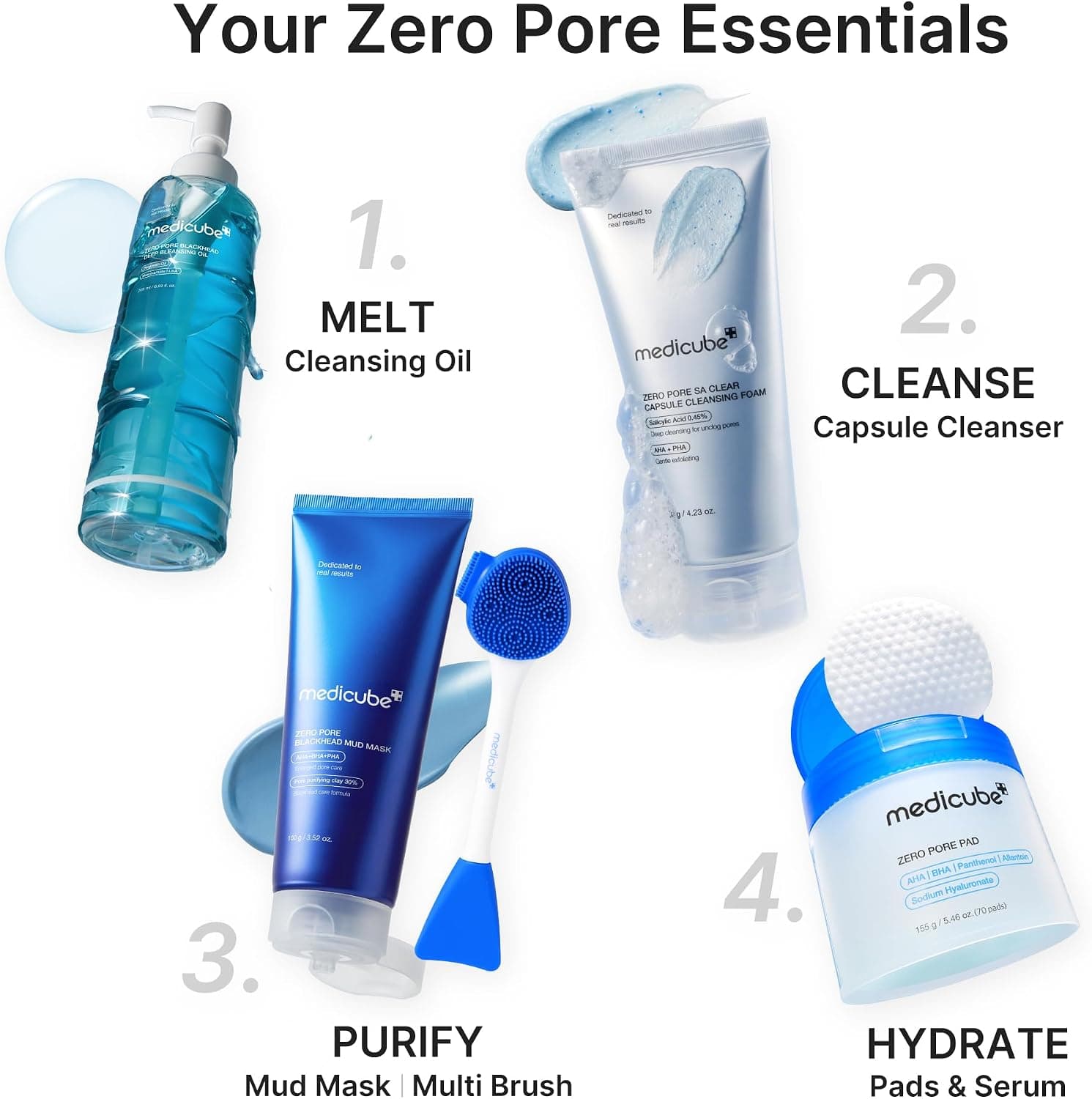 ماسک گلرس برای جوشهای سرسیاه medicube ZERO PORE BLACKHEAD ماسک گلرس برای جوشهای سرسیاه medicube ZERO PORE BLACKHEAD