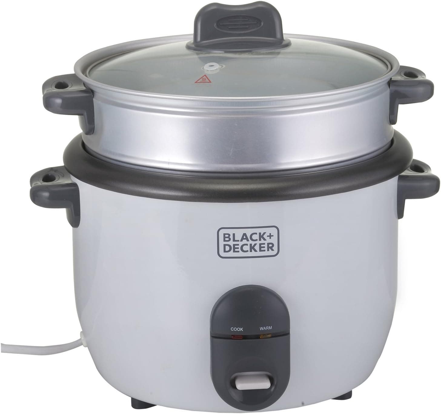 پلوپز BLACK+DECKER با ظرفیت 1L و توان 400W سفید مدل RC1050-B5 پلوپز BLACK+DECKER با ظرفیت 1L و توان 400W سفید مدل RC1050-B5
