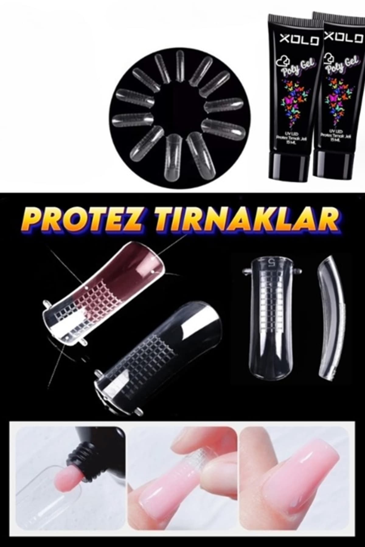 ست 8 عددی پلیژل Xolo سری Sevilen Renkler ناخن مصنوعی اکریلیک ست 8 عددی پلیژل Xolo سری Sevilen Renkler ناخن مصنوعی اکریلیک