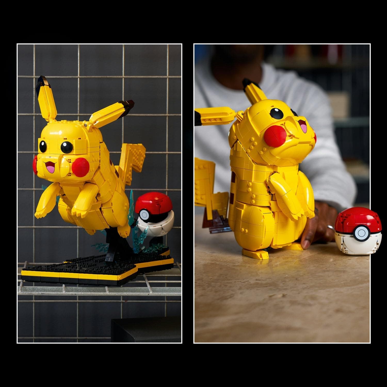 مدل ساخت مجموعۀ دکوری LEGO Pokémon Pikachu و Poké Topu 72152 با ایستگاه قابل تنظیم برای بزرگسالان، 2050 پارچه مدل ساخت مجموعۀ دکوری LEGO Pokémon Pikachu و Poké Topu 72152 با ایستگاه قابل تنظیم برای بزرگسالان، 2050 پارچه