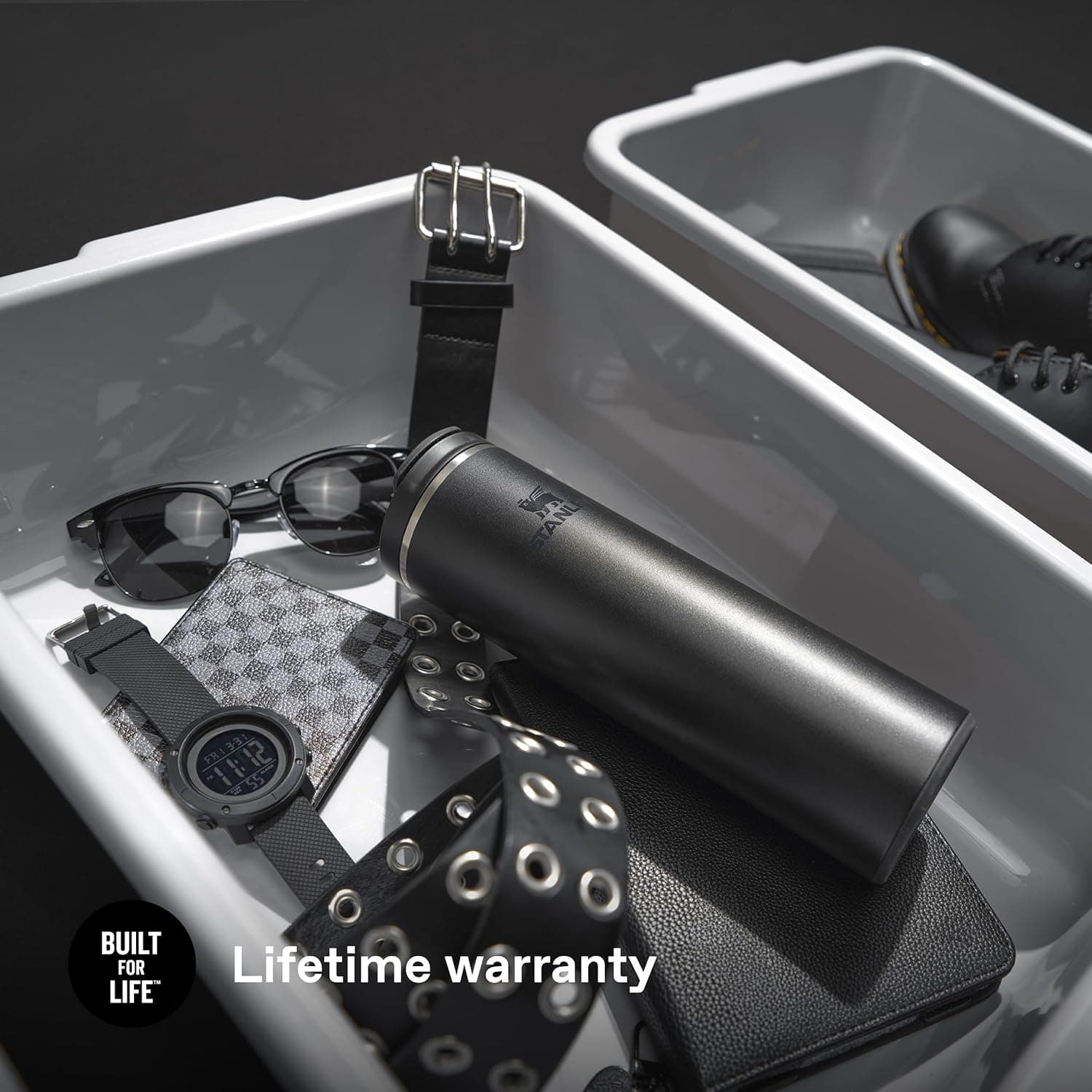 ماگ ترموس Stanley The Transit FlipTop مشکی 0.35 Litre 2.0 استیل ضدزنگ ماگ ترموس Stanley The Transit FlipTop مشکی 0.35 Litre 2.0 استیل ضدزنگ