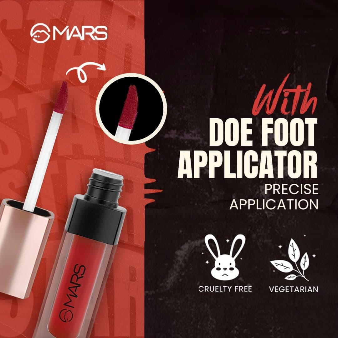 رژ لب مایع موس زنانه MARS Popstar با جلوه مات مدل 03-Chorus Girl (6.0ml) رژ لب مایع موس زنانه MARS Popstar با جلوه مات مدل 03-Chorus Girl (6.0ml)
