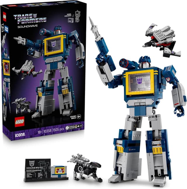 لگو 10358 Icons Transformers Soundwave لگو 10358 Icons Transformers Soundwave