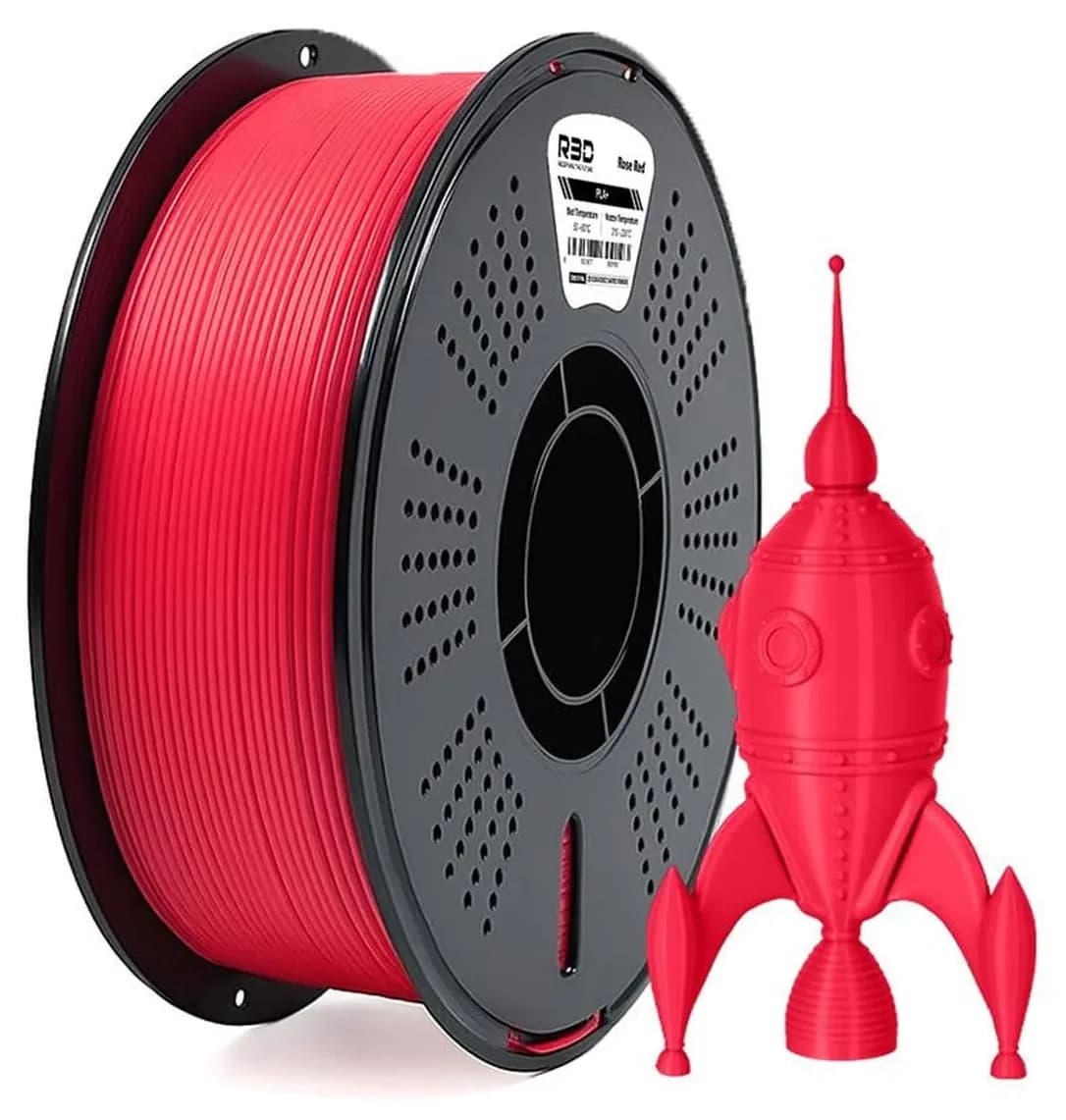 فیلامنت R3D PLA+ قرمز رز فیلامنت R3D PLA+ قرمز رز