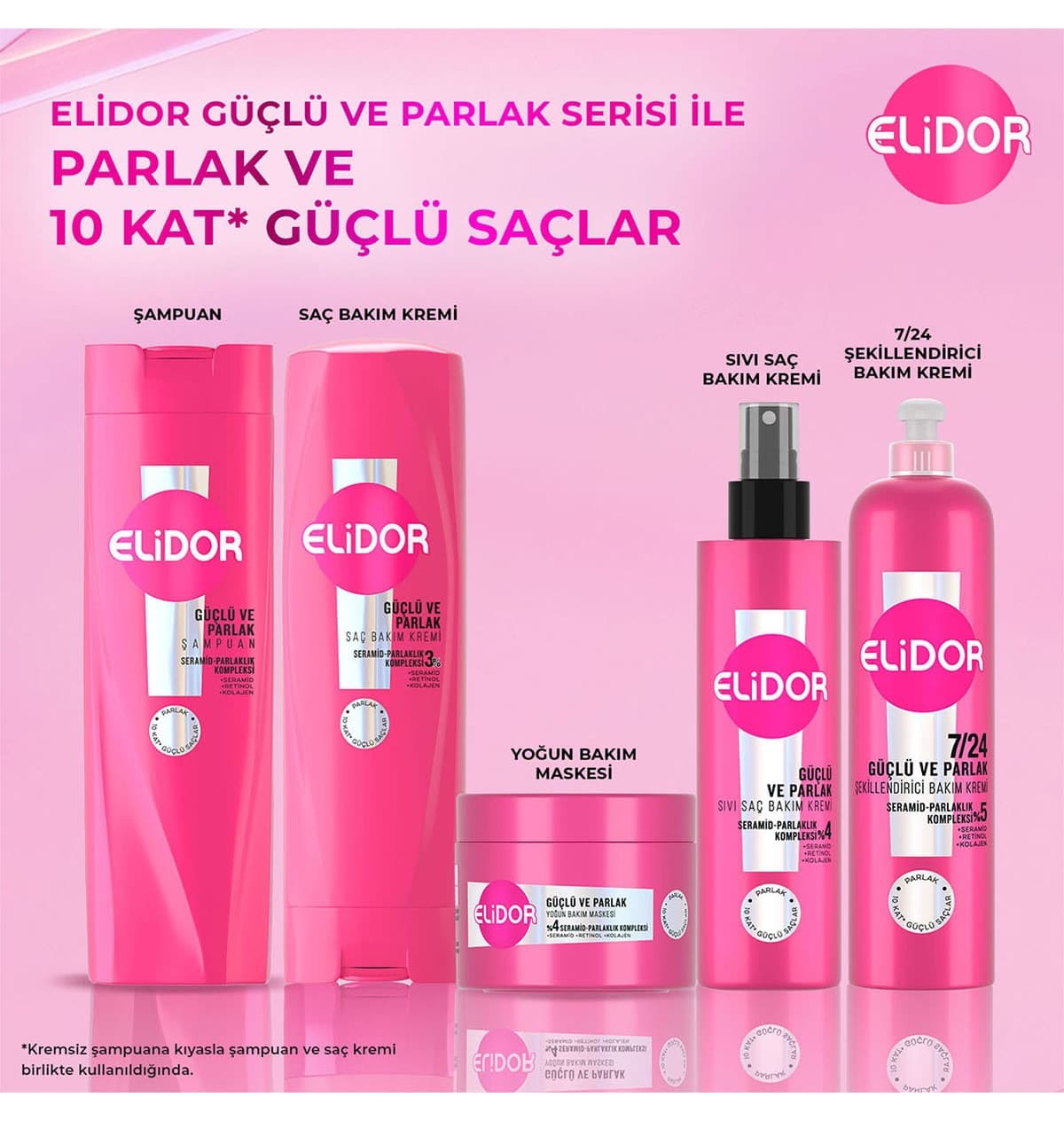 کرم حالتدهنده مو Elidor قوی و براق 7/24 240 ml کرم حالتدهنده مو Elidor قوی و براق 7/24 240 ml